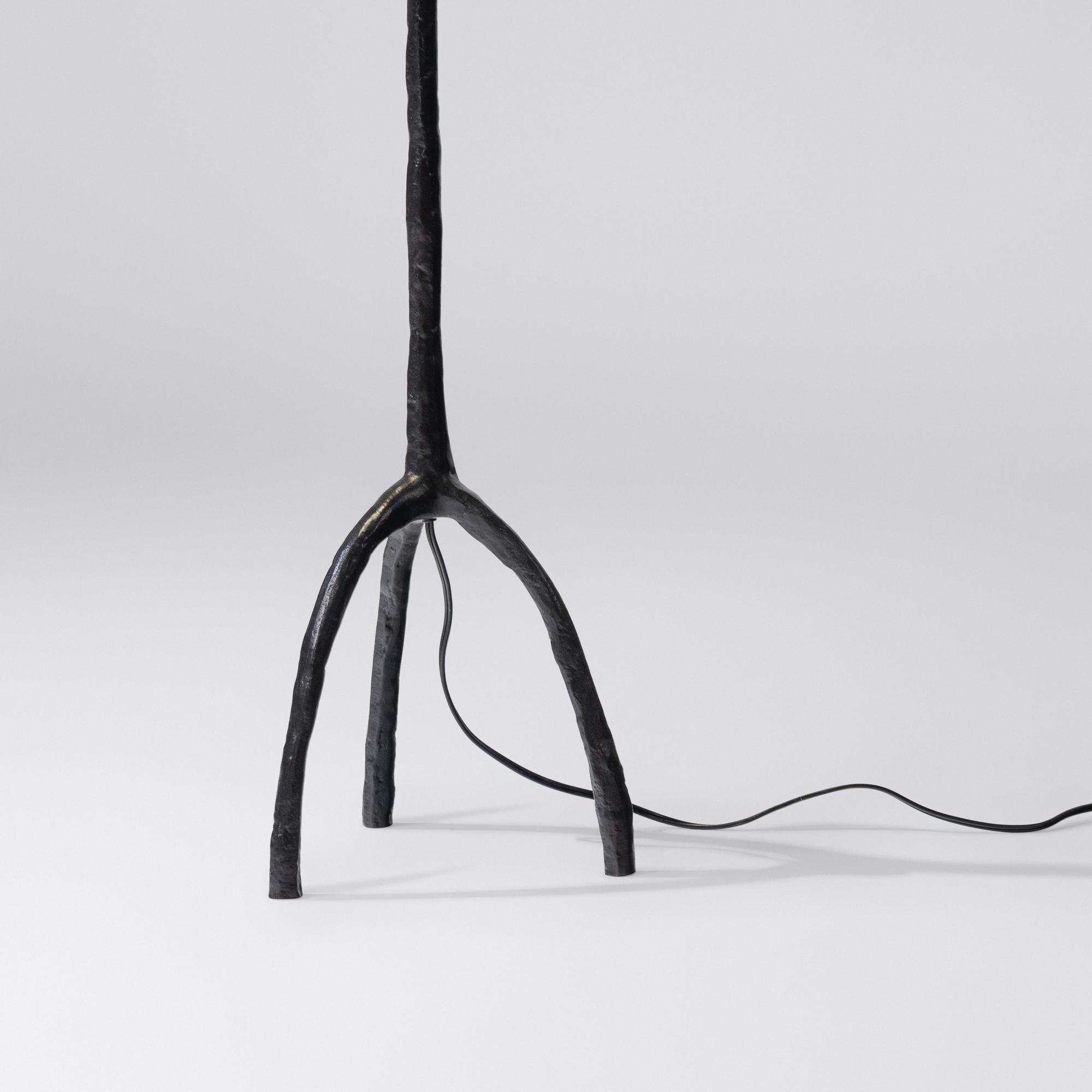 Trépied bronze floor lamp, c. 2000 Christian Liaigre, Paris