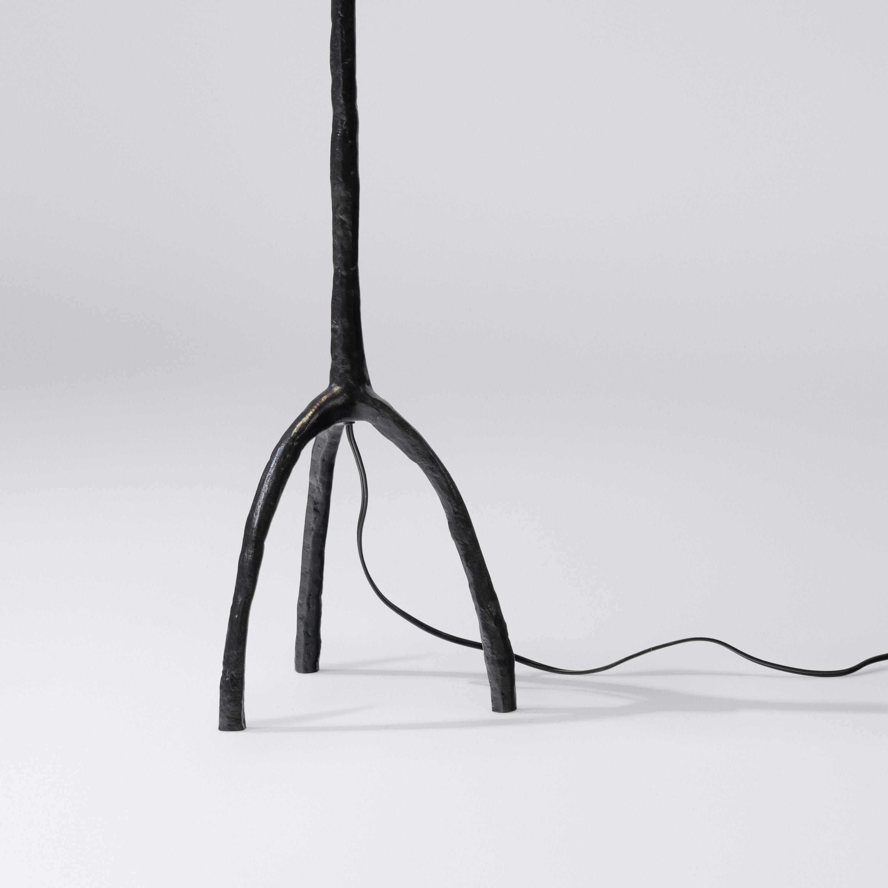 Trépied bronze floor lamp, c. 2000 Christian Liaigre, Paris