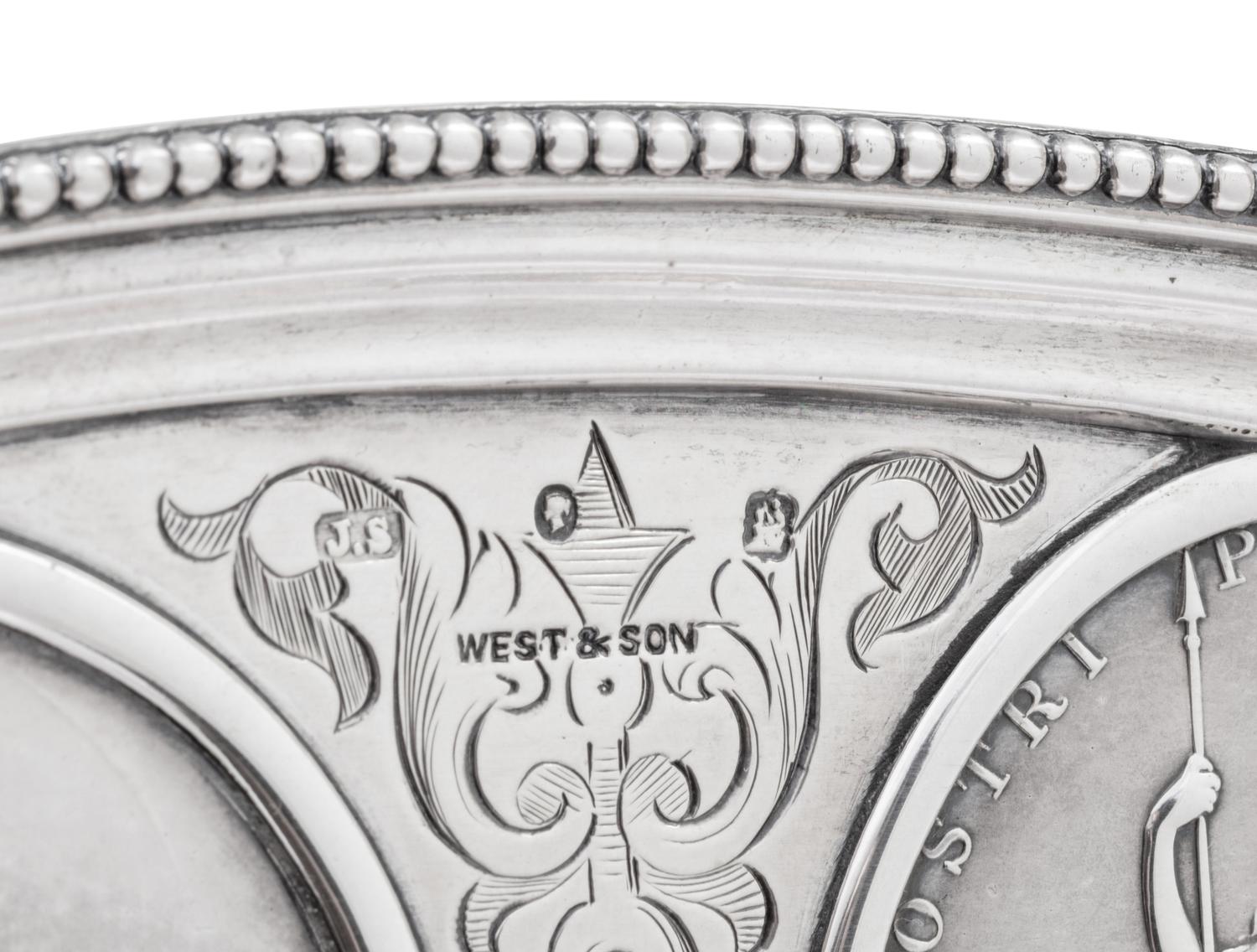 An Irish Victorian Silver Sideboard Dish