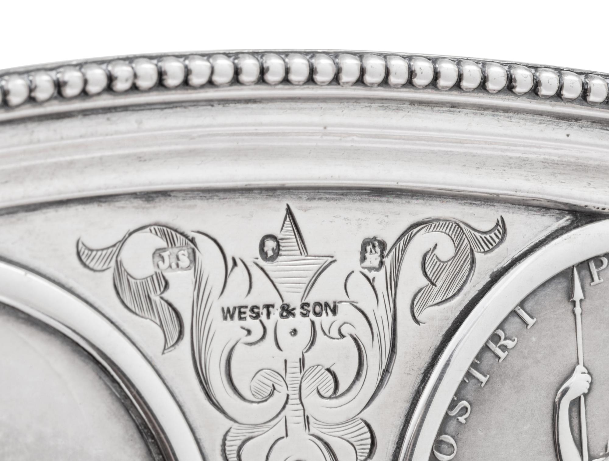 An Irish Victorian Silver Sideboard Dish
