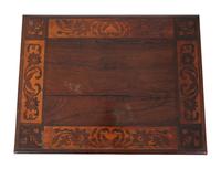 An English Bobbin Turned and Marquetry Side Table