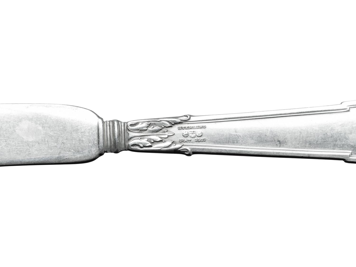 An American Cased Silver Flatware Service
