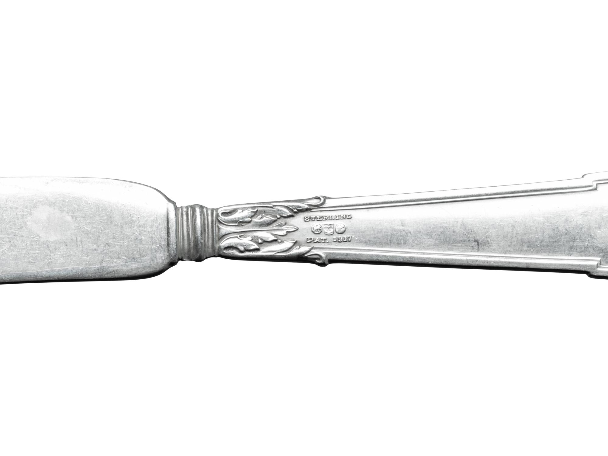 An American Cased Silver Flatware Service