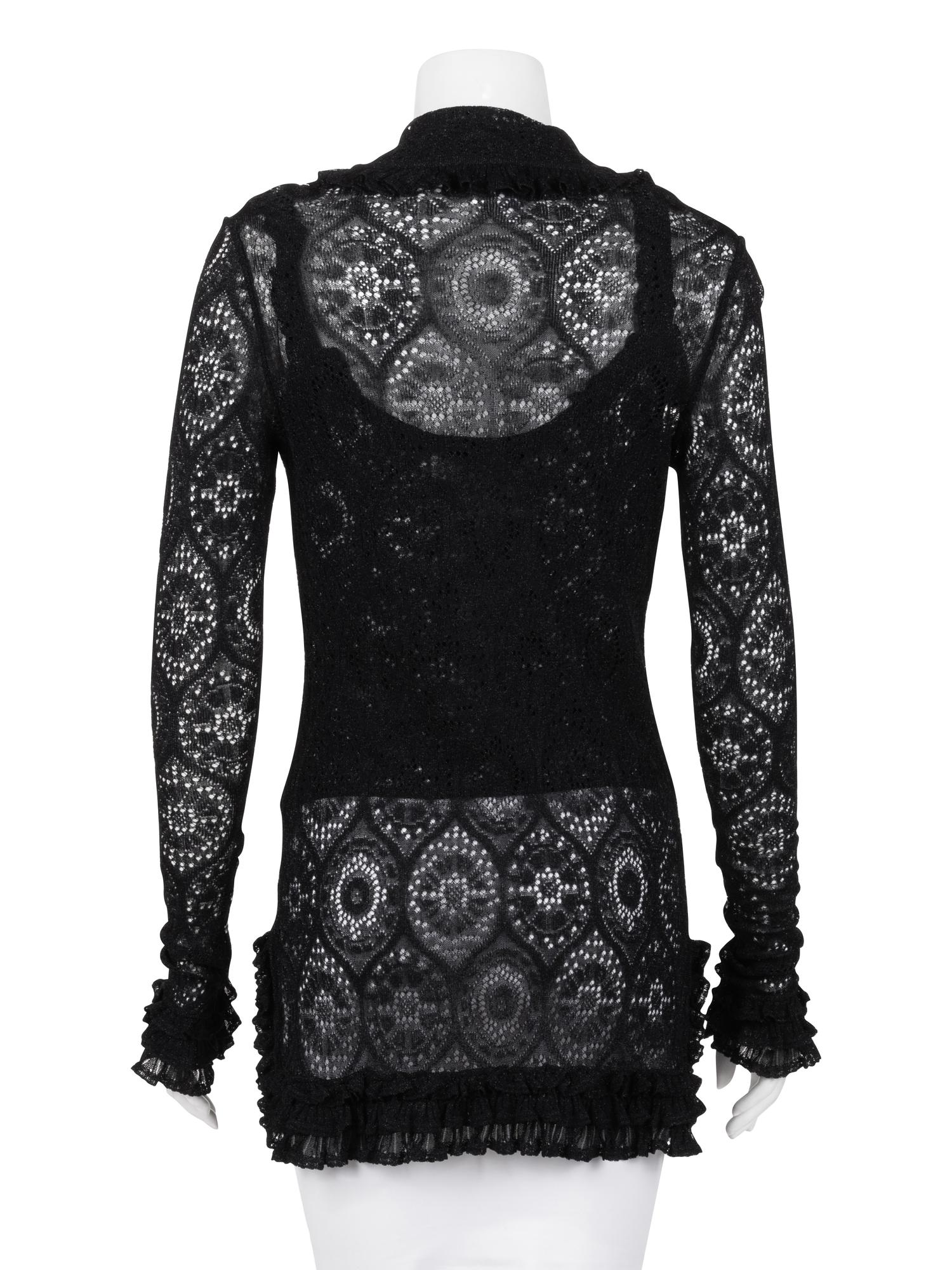 John Galliano Knit Cardigan Set, 2000-10s