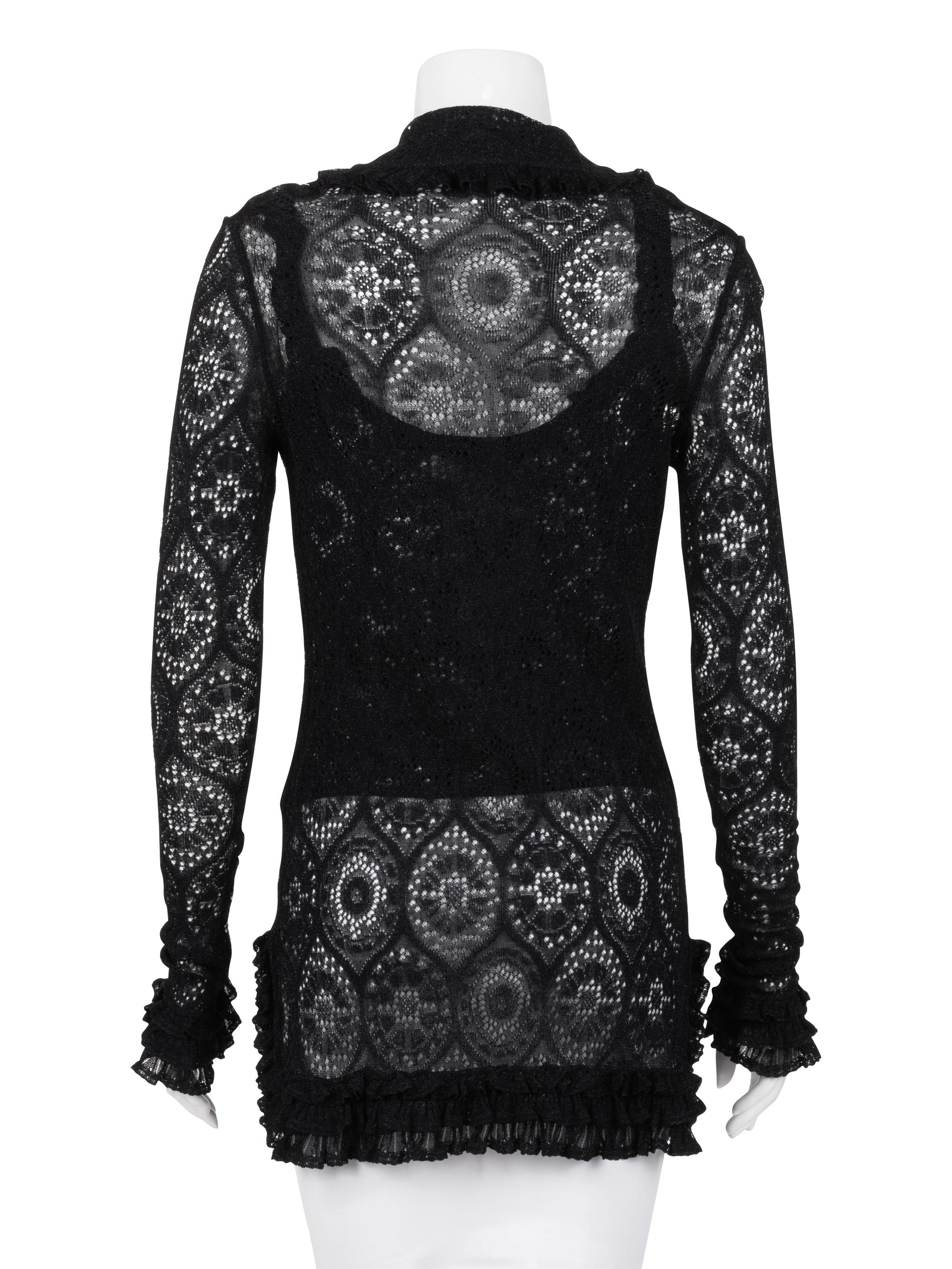 John Galliano Knit Cardigan Set, 2000-10s