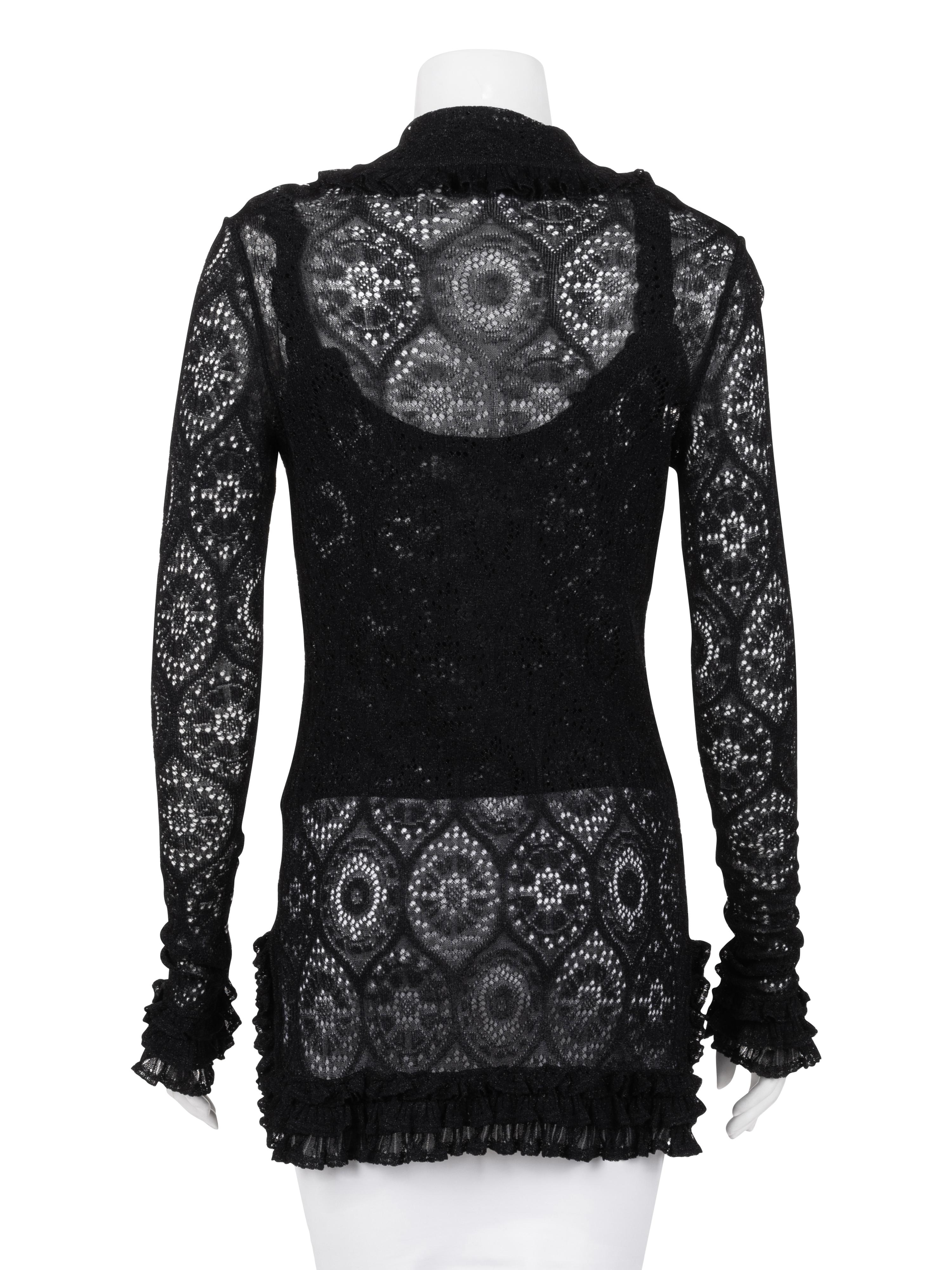 John Galliano Knit Cardigan Set, 2000-10s