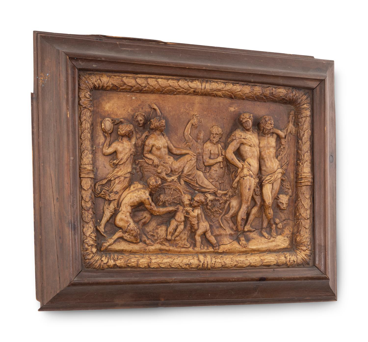 A French Terracotta Relief Depicting the Triumph of Ariadne