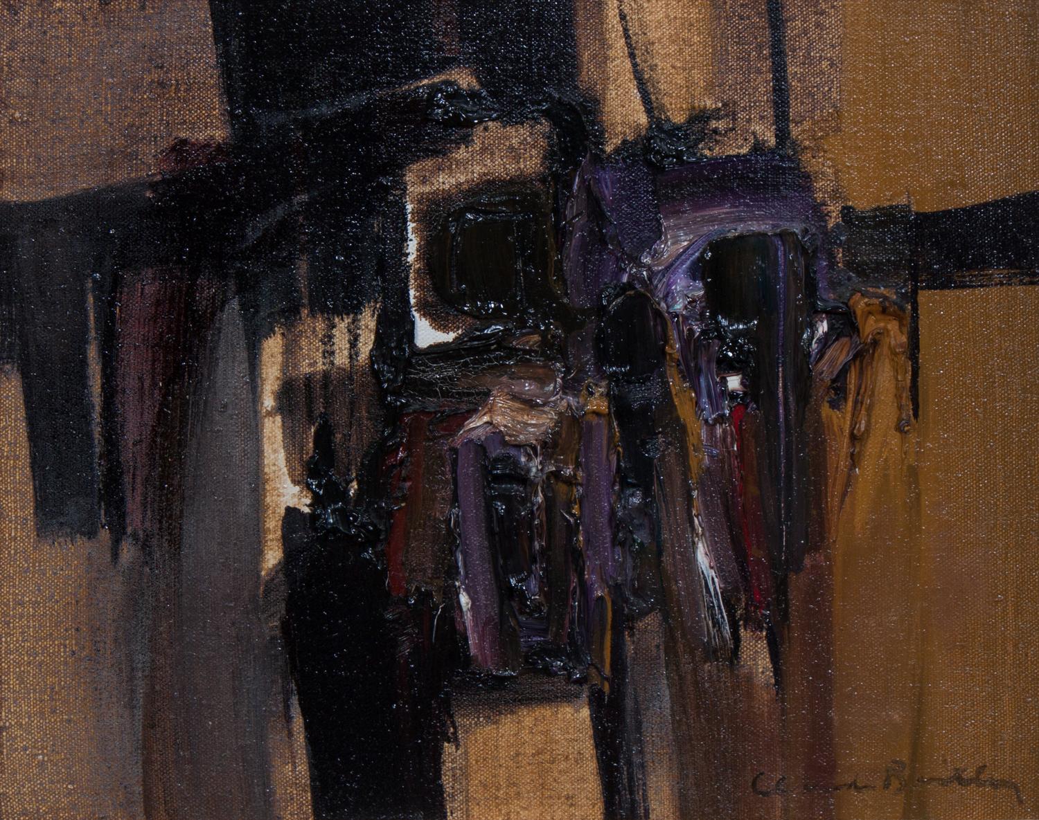 Claude Bentley, (American, 1915-1990), Abstract, 1968