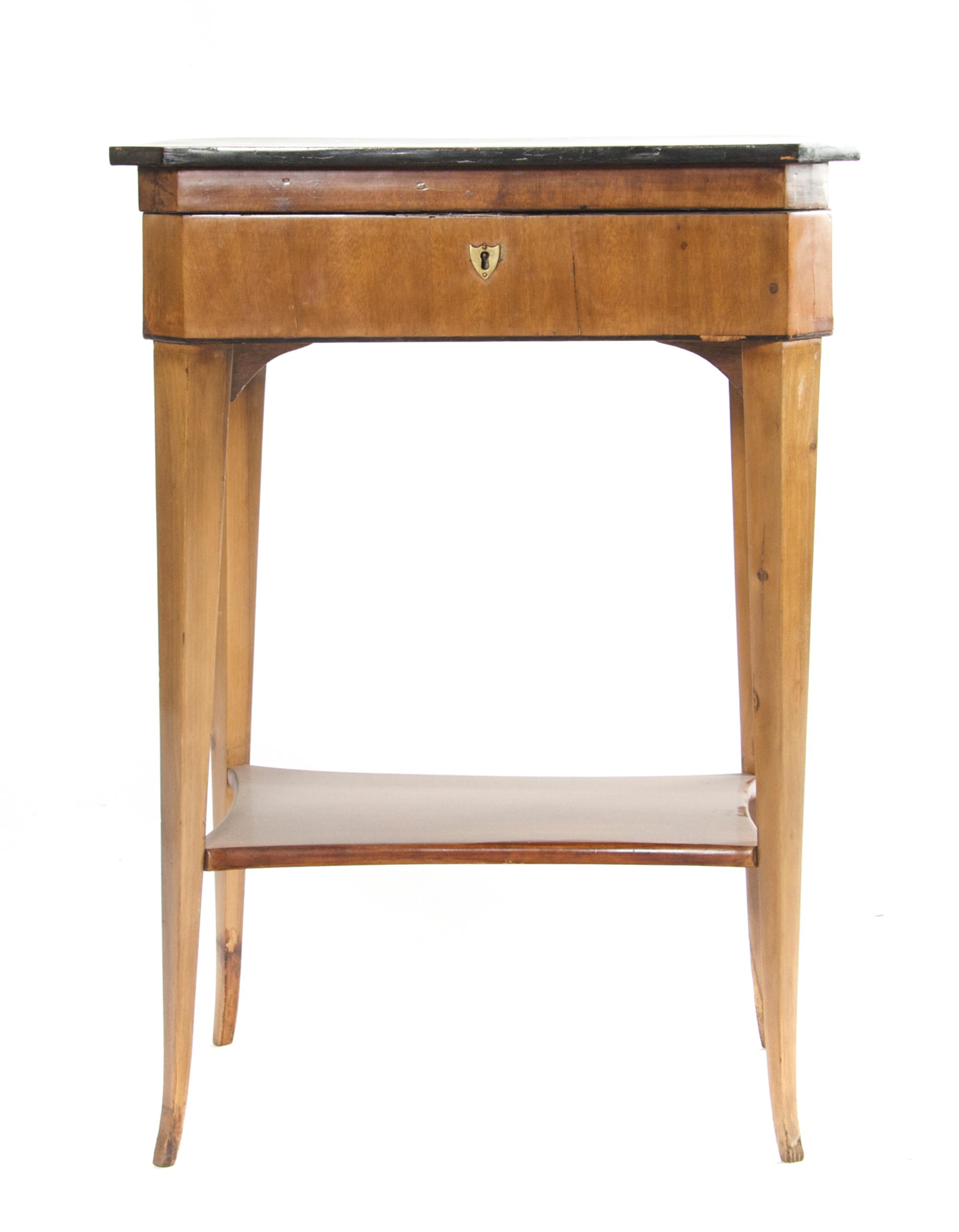 A German Fruitwood Dressing Table