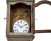 A French Provincial Painted Comtoise Clock — EARLY 19TH CENTURY