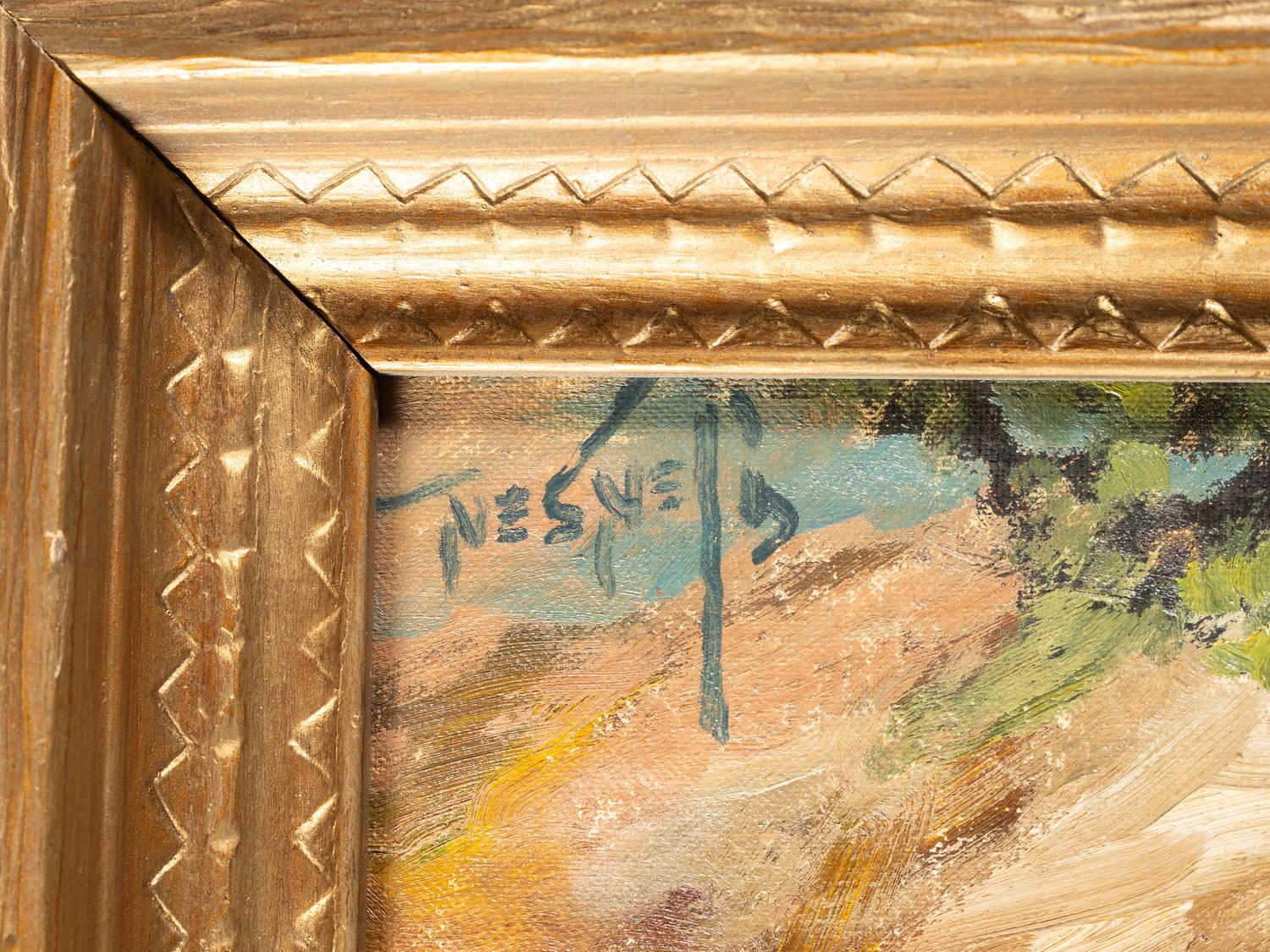 Landscape with Road and Fence
