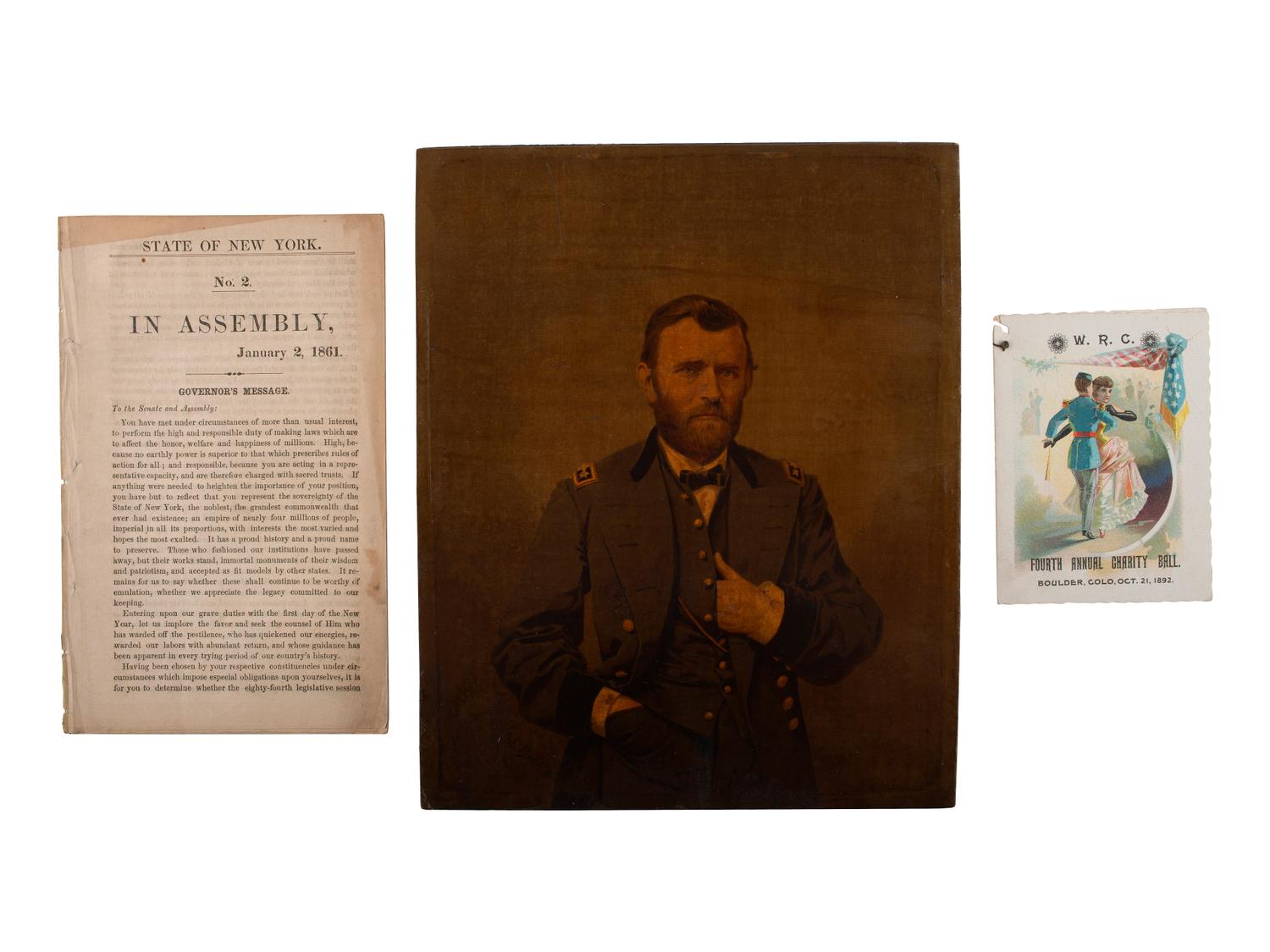 [CIVIL WAR]. A large group of War-period and GAR sheet music, pamphlets, and ephemera.