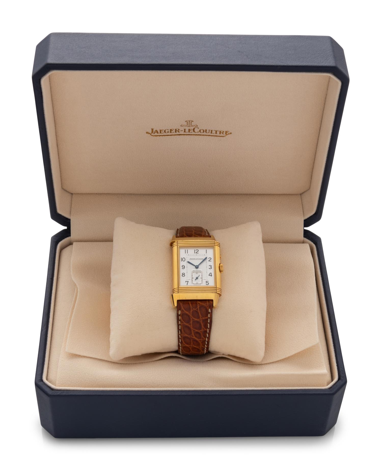 JAEGER-LECOULTRE, REF. 270.1.54 18K ROSE GOLD 'REVERSO DAY/NIGHT' WATCH