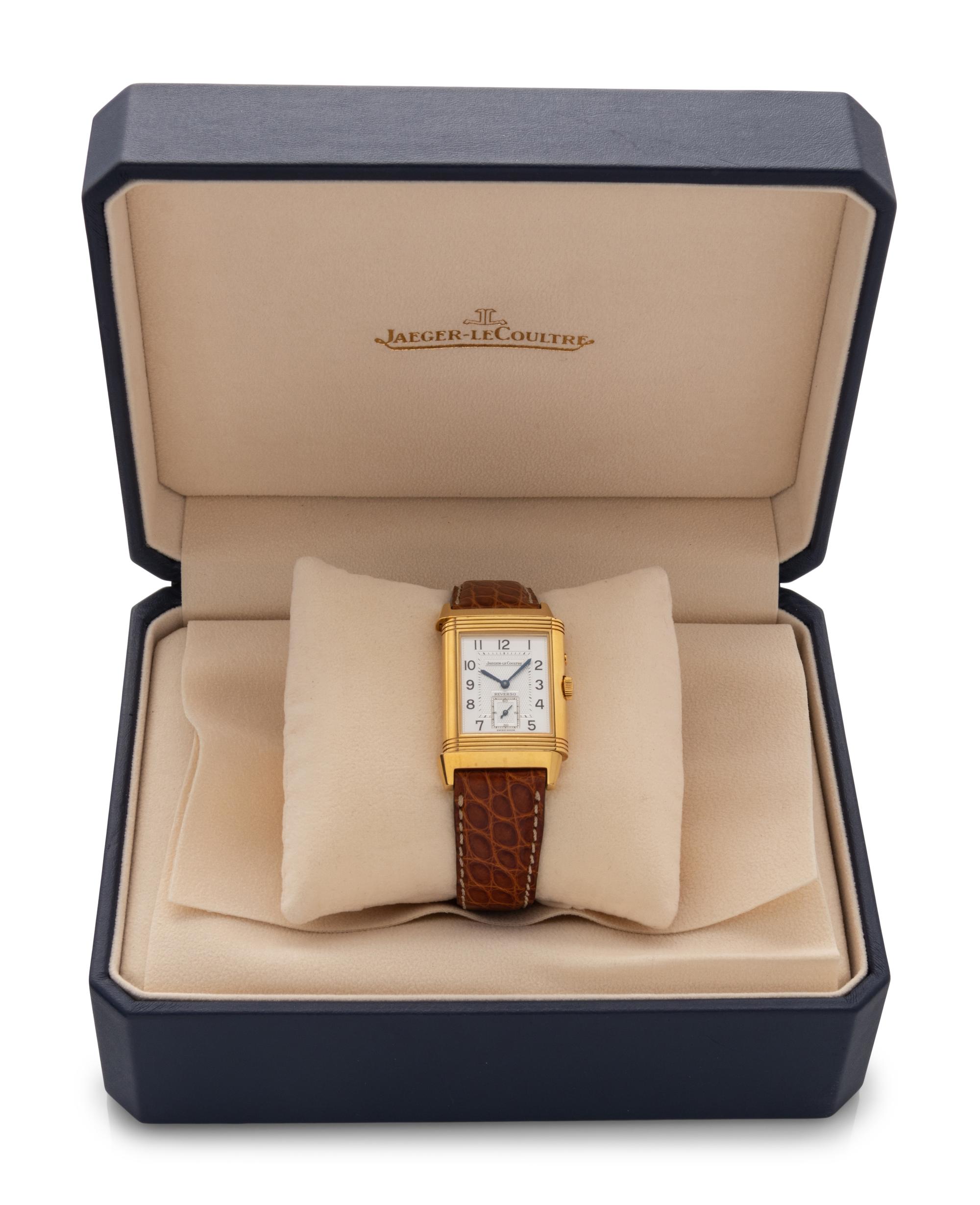 JAEGER-LECOULTRE, REF. 270.1.54 18K ROSE GOLD 'REVERSO DAY/NIGHT' WATCH