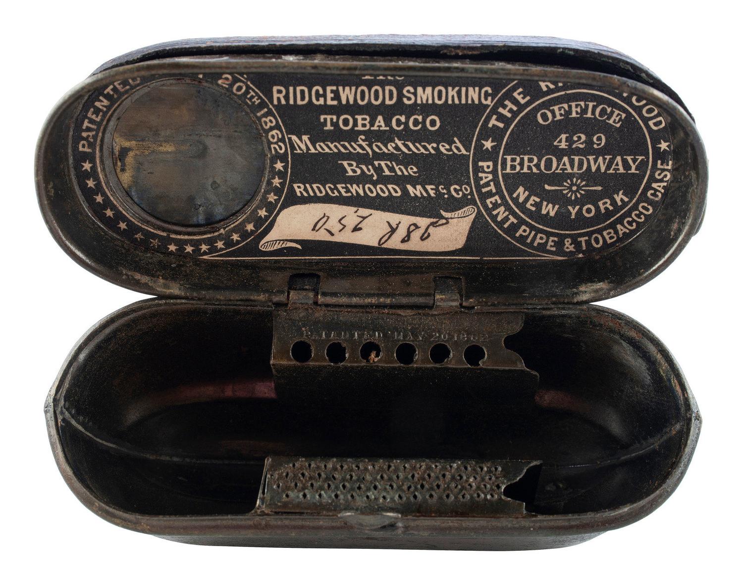 [CIVIL WAR]. A group of 5 smoking-related items, comprising: