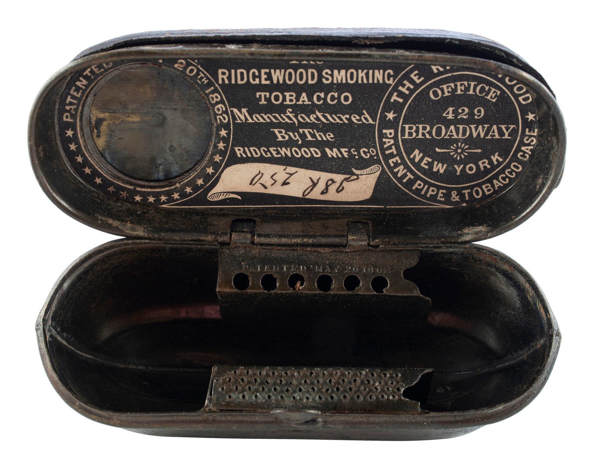 [CIVIL WAR]. A group of 5 smoking-related items, comprising: