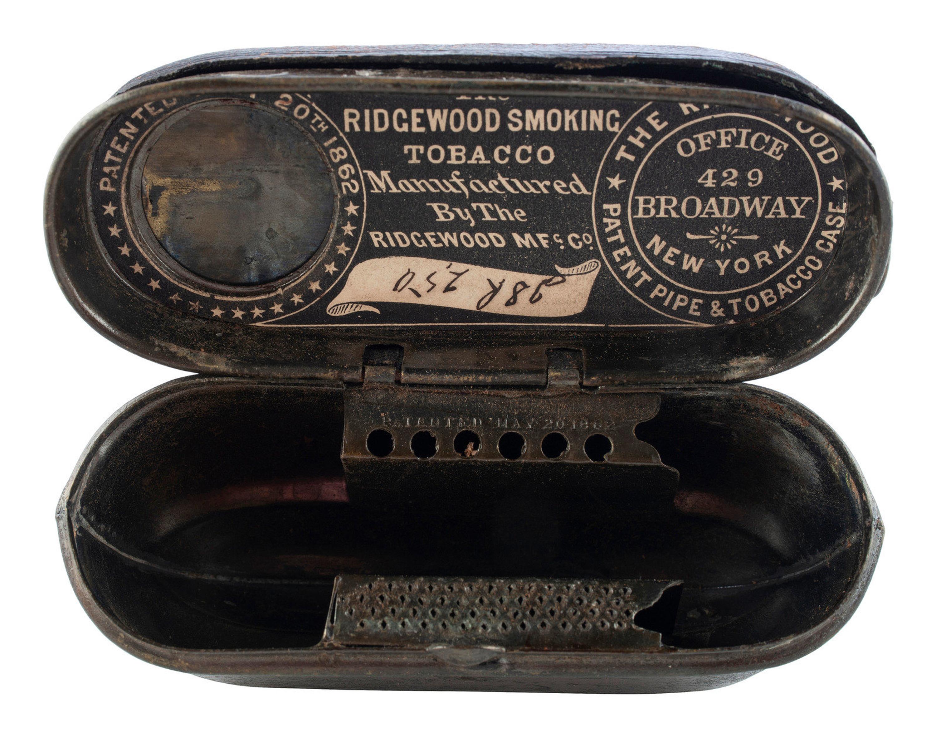 [CIVIL WAR]. A group of 5 smoking-related items, comprising: