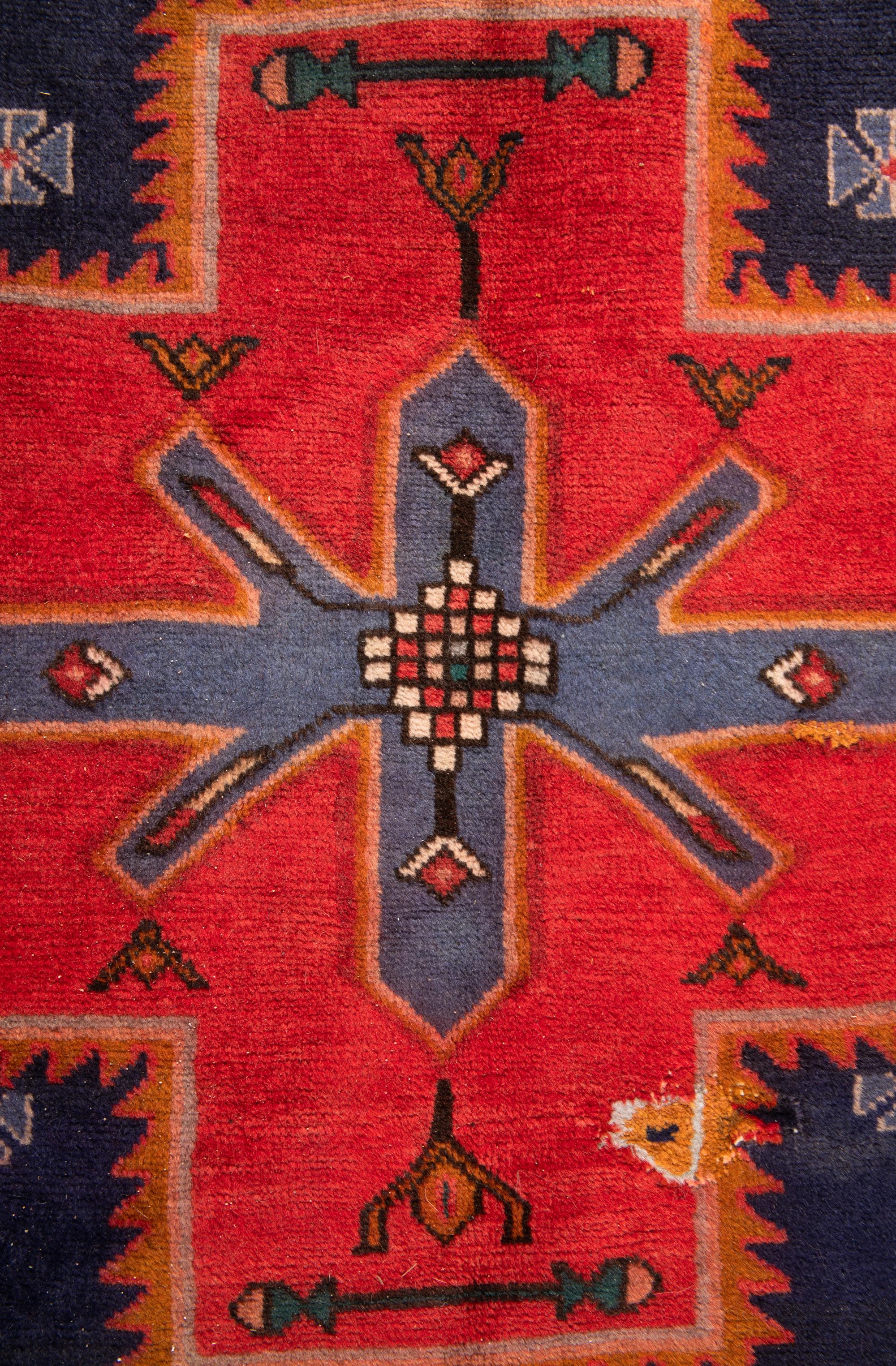 A Caucasian Style Wool Rug