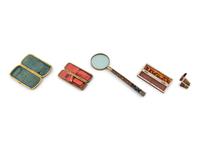 Four Tortoise Shell Mounted Articles