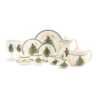 An Extensive Spode Porcelain Dinner Service for Ninety in the Christmas Tree Pattern