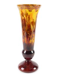 A La Verre Francais Cameo Glass Vase — EARLY 20TH CENTURY