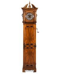 A Rare Libellion Book Playing Music Box with Clock