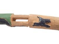 Two Carved and Painted Folk Art Canes