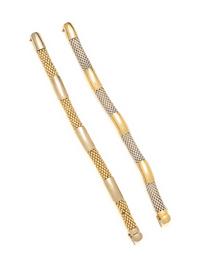 BICOLOR GOLD BRACELETS