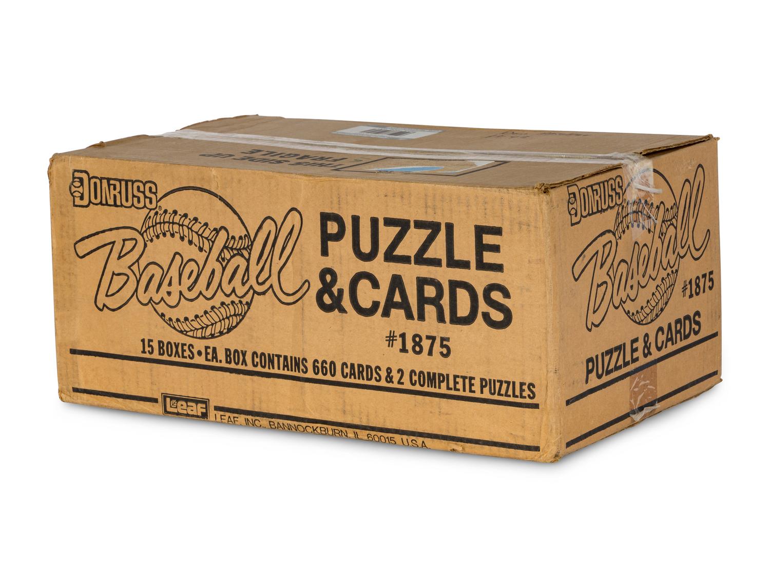 A Factory Case of 1987 Donruss Baseball Card Complete Sets (15 Total Sets)