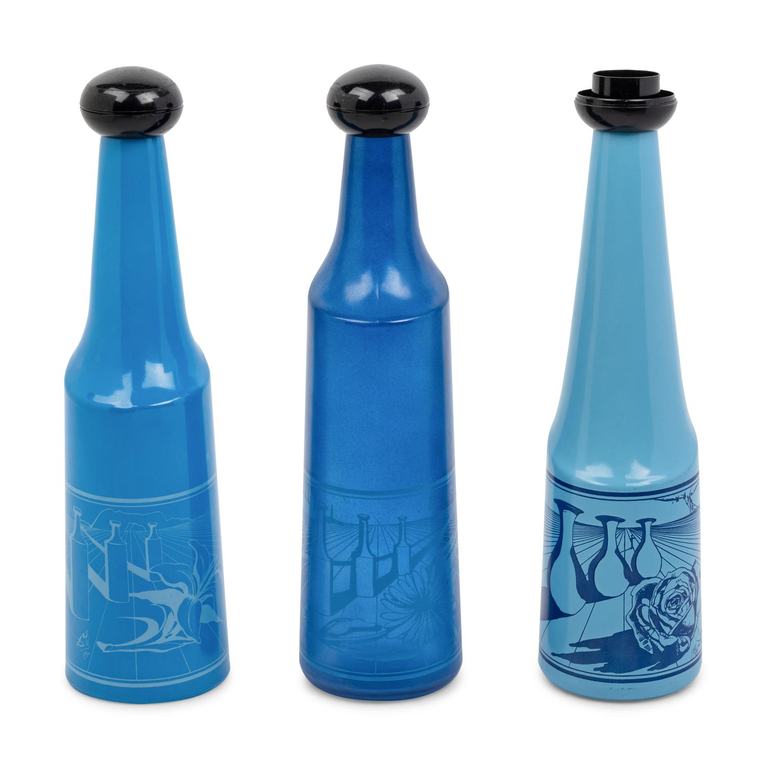 Three Liquor Bottles by Salvador Dali for Rosso Antico