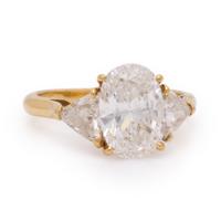 Diamond and Yellow Gold Ring