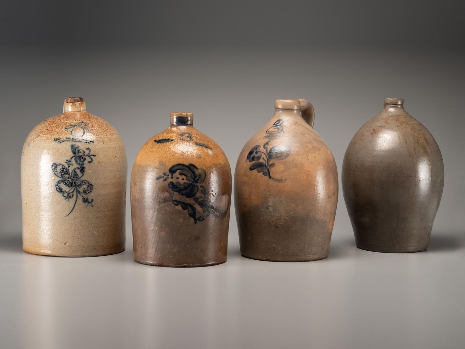 Four Stoneware Jugs