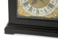 A Rare English Ebony Veneered Repeating Table Clock