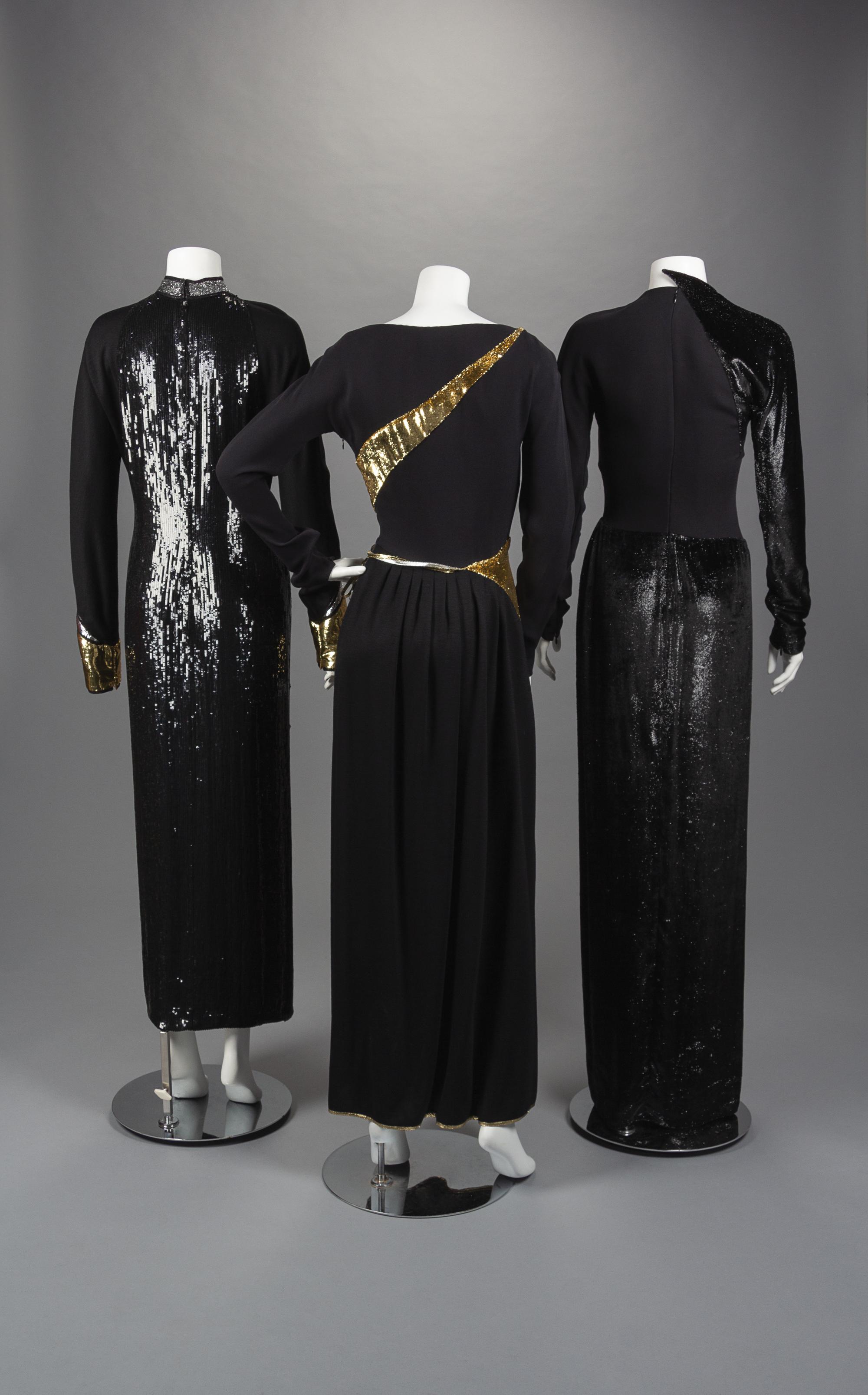 Three Geoffrey Beene Evening Dresses, Fall 1992