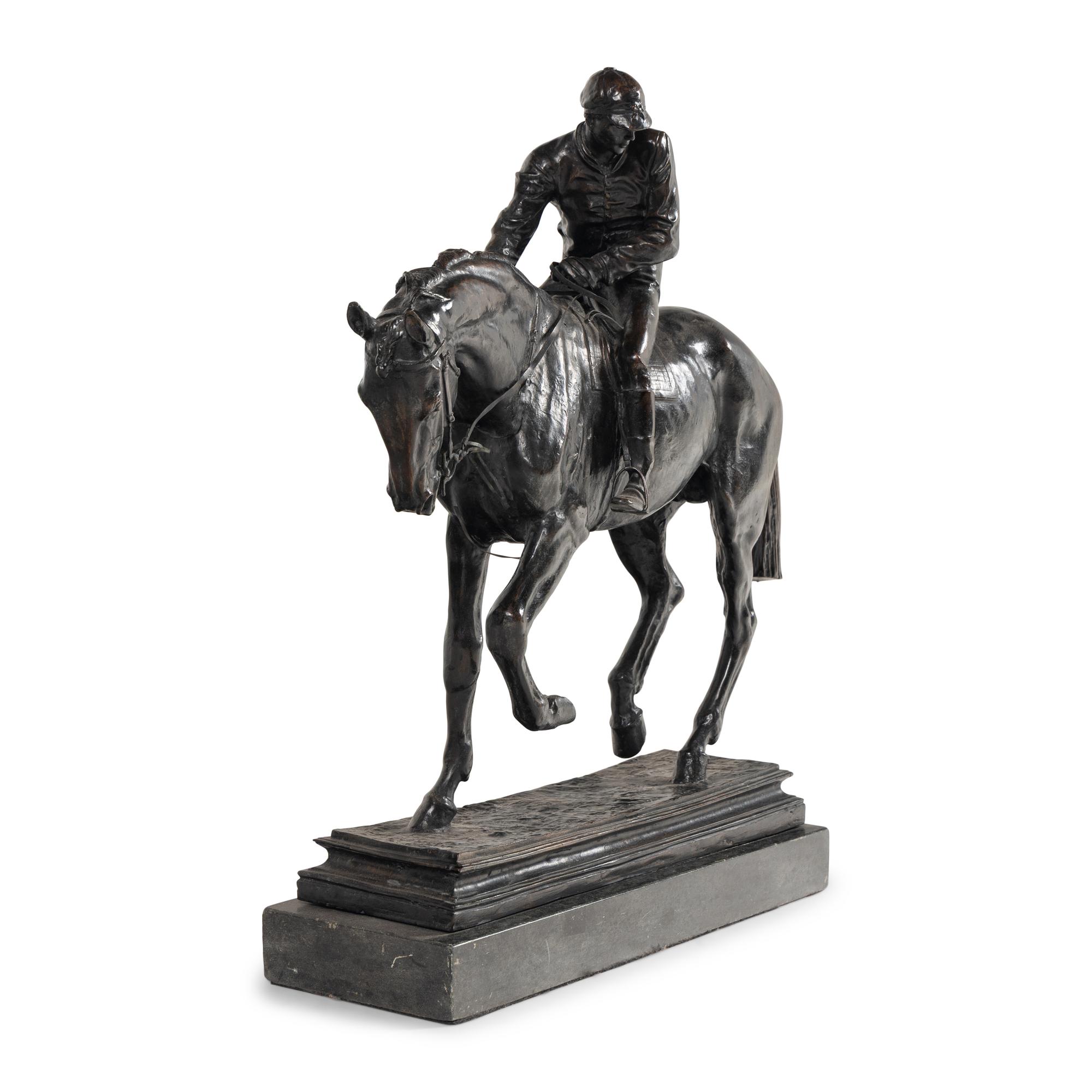 Isidore-Jules Bonheur (French, 1827-1901) — Horse and Jockey, After the Race