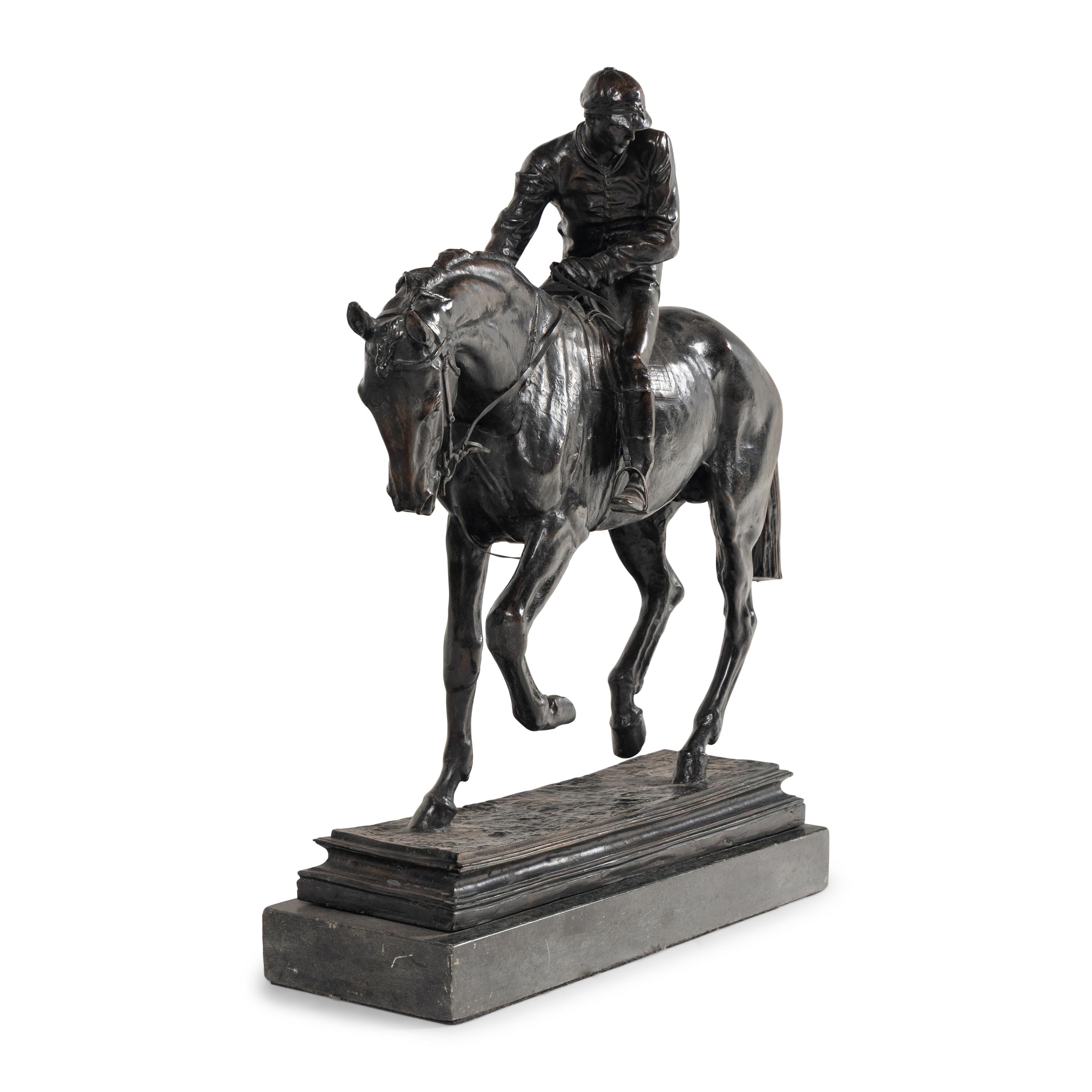 Isidore-Jules Bonheur (French, 1827-1901) — Horse and Jockey, After the Race