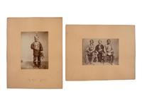 SHINDLER, Antonio Zeno (1823-1899), photographer. A group of 8 albumen photographs of Sac & Fox, Iowa, and Kaw Indians. [Washington, DC, ca 1868-1869].