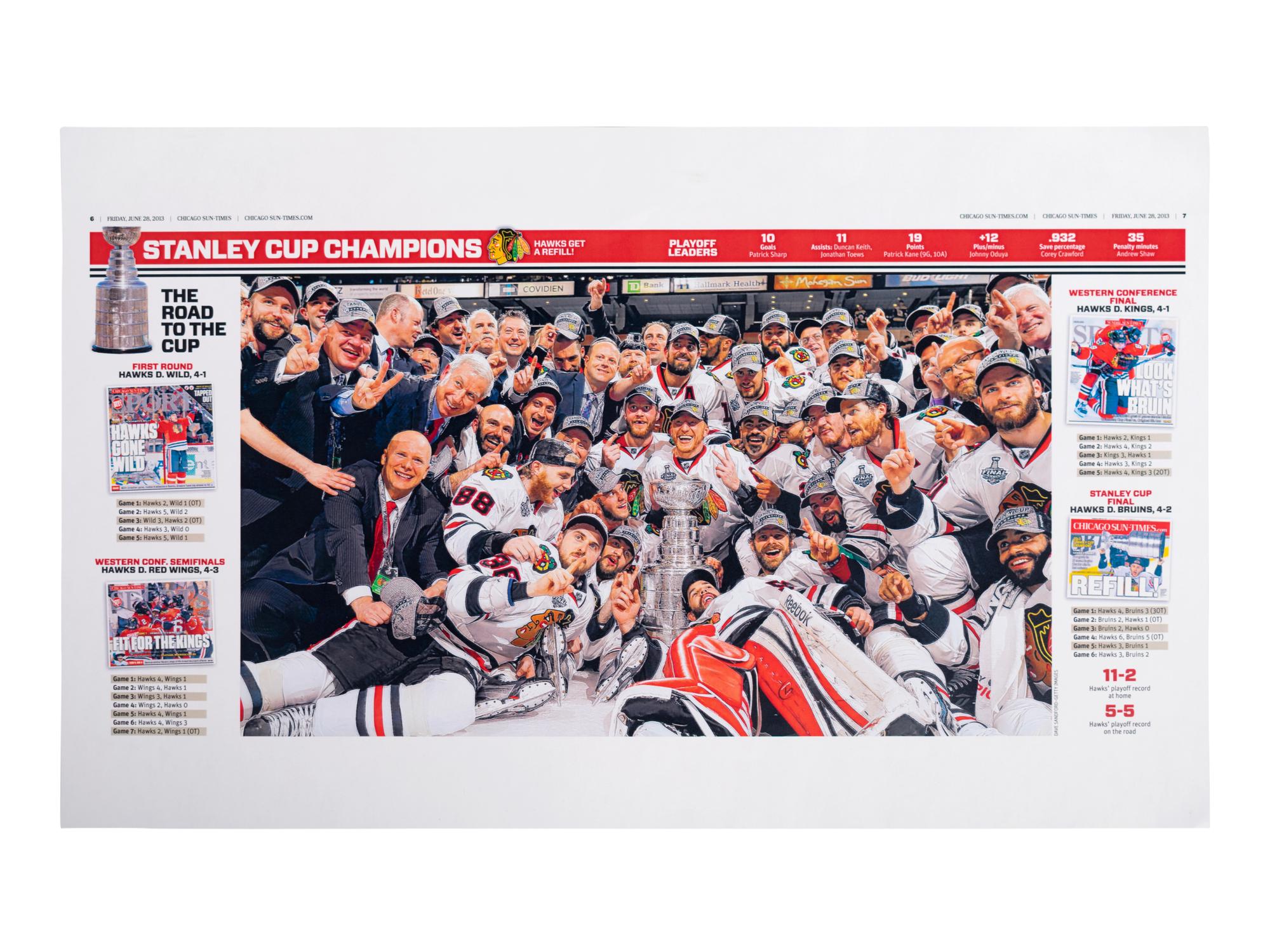 (Sports) A group of hockey memorabilia, comprising: