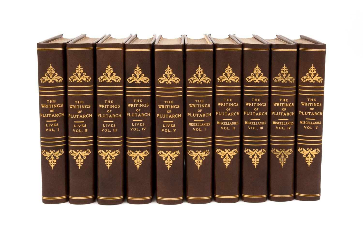 PLUTARCH. The Writings of Plutarch. New York: The Athenaeum Society, 1905.