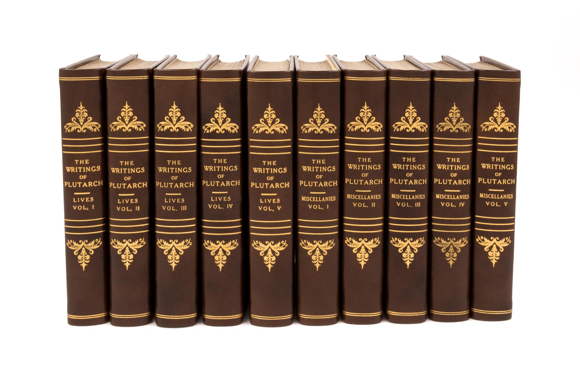 PLUTARCH. The Writings of Plutarch. New York: The Athenaeum Society, 1905.
