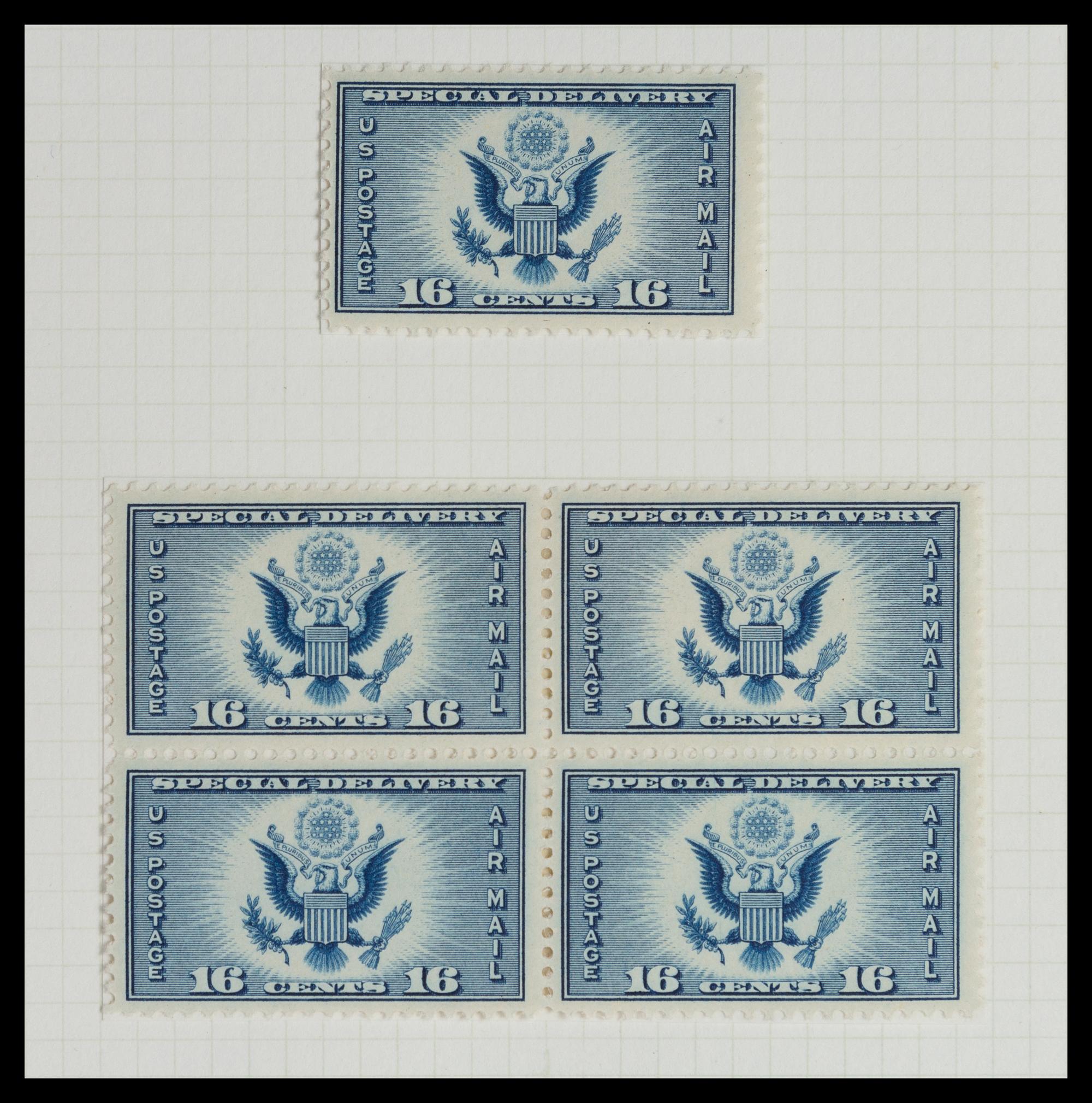 A Collection of United States Airmail Stamps — 1918-1929