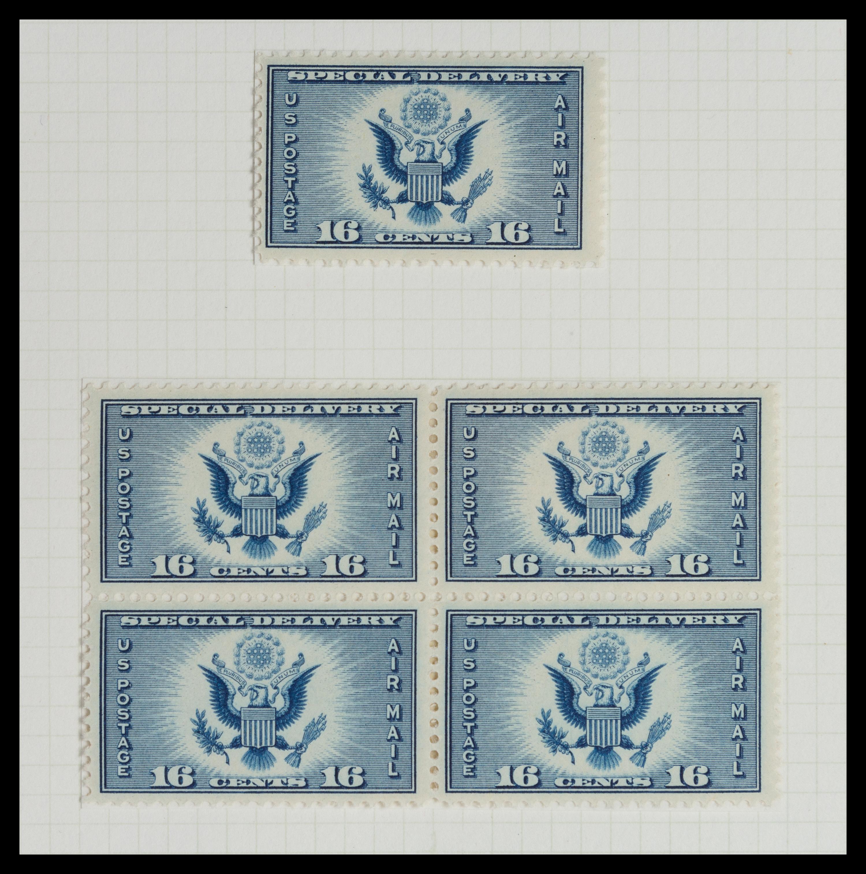 A Collection of United States Airmail Stamps — 1918-1929
