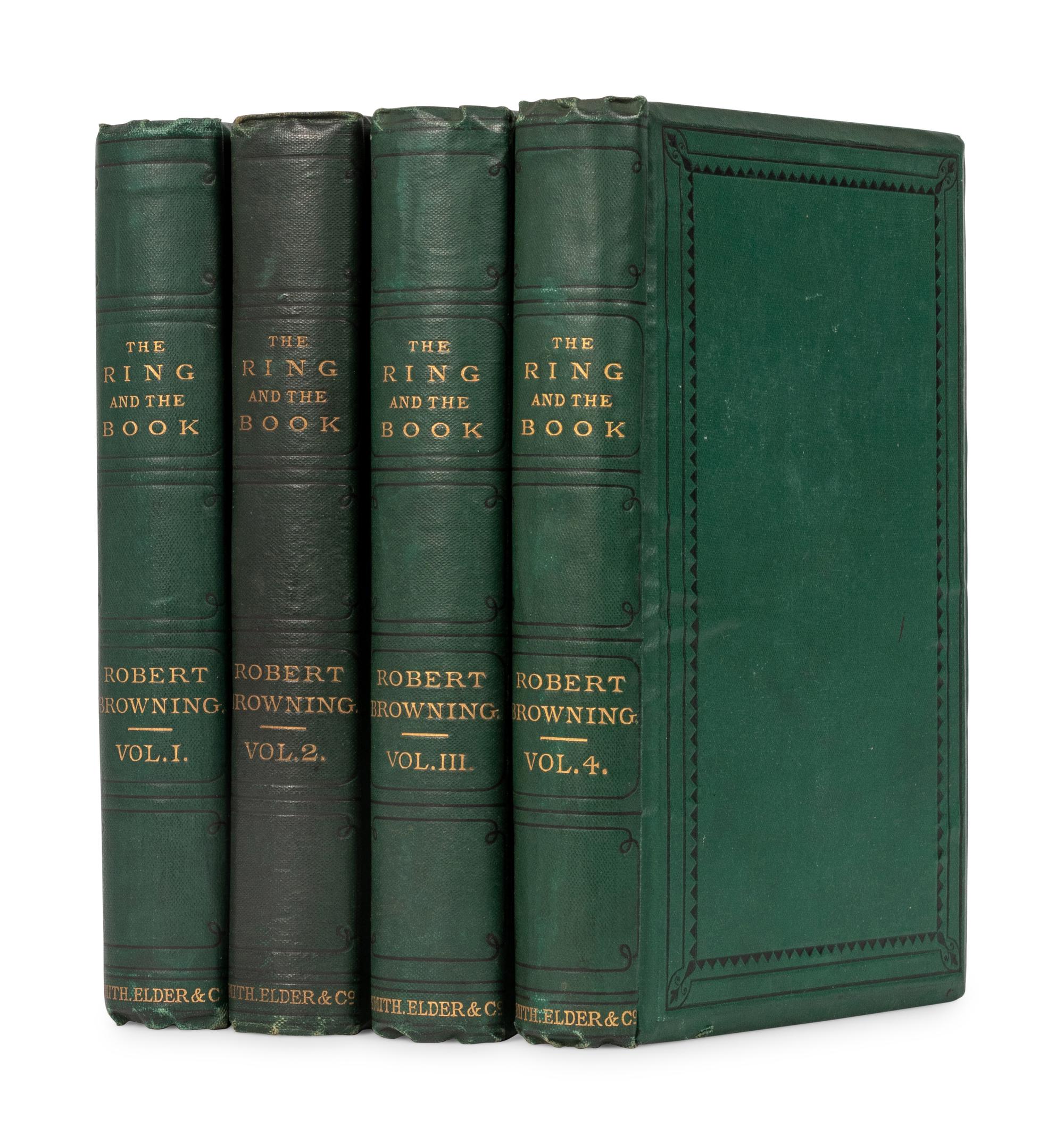BROWNING, Robert (1812-1889). The Ring and The Book . London: Smith, Elder, 1868-1869.