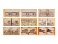 [CIVIL WAR]. A group of 35 stereoviews featuring sites and scenes around Richmond, VA and Atlanta, GA.