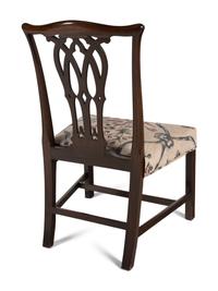 An Assembled Set of Ten George III Style Mahogany Dining Chairs