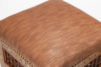 A Pair of Moorish Style Mosaic Inlaid Stools