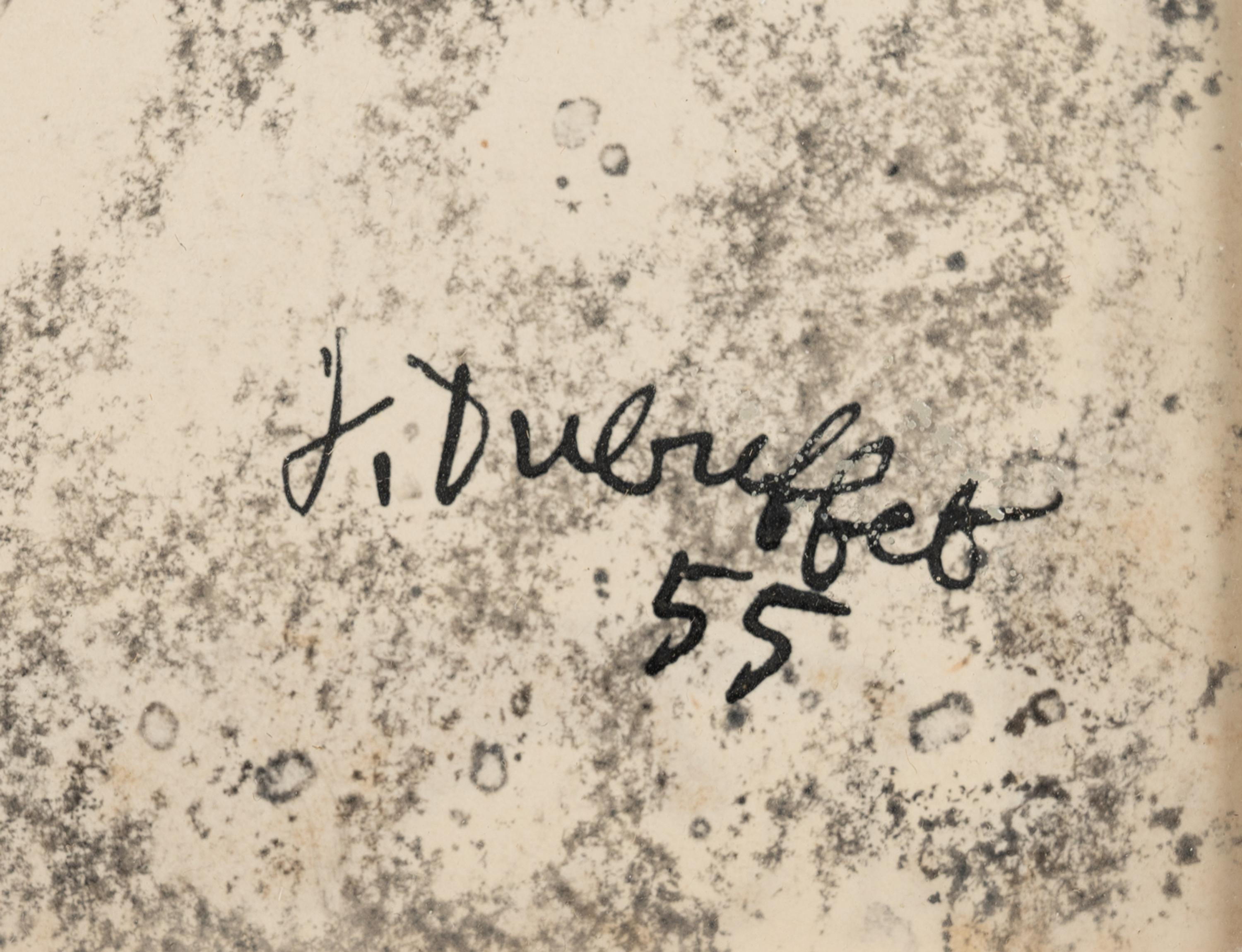 Pied du Mur au sol jonché , July 1955