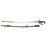 PDL British 1821 Pattern Sword Inscribed to Capt. Frank Chamberlain - 125th New York Volunteers - WIA at Gettysburg