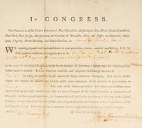 HANCOCK, John (1737-1793). Partly printed document signed ("John Hancock"), as President of the Continental Congress. July 5th? 1775. Counter-signed by Charles Thomson as Secretary of the Continental Congress.