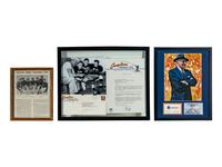 A George “Papa Bear” Halas Signed Autograph Chicago Bears Letter and Business Card from the 1970s